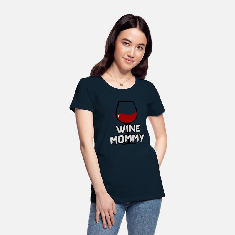 Wine Mommy With Glass