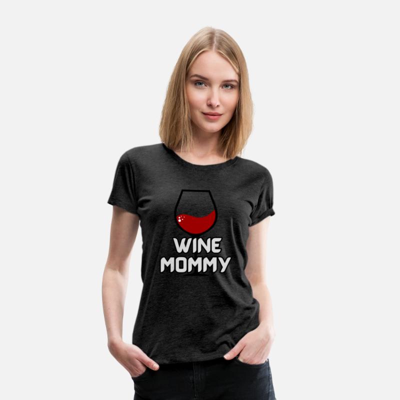 Wine Mommy With Glass