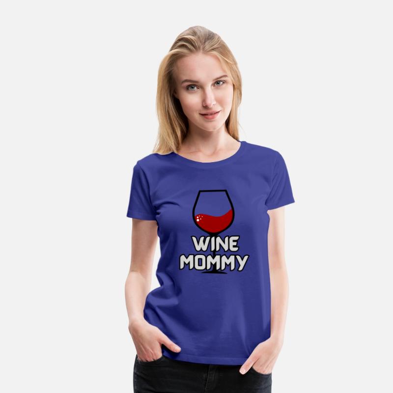 Wine Mommy With Glass