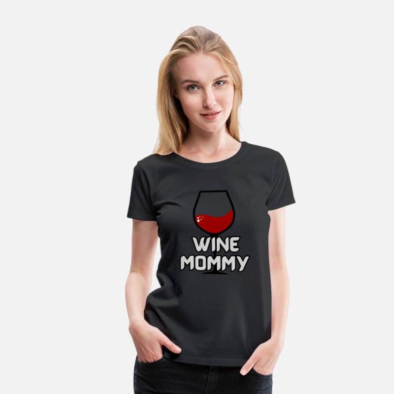 Wine Mommy With Glass