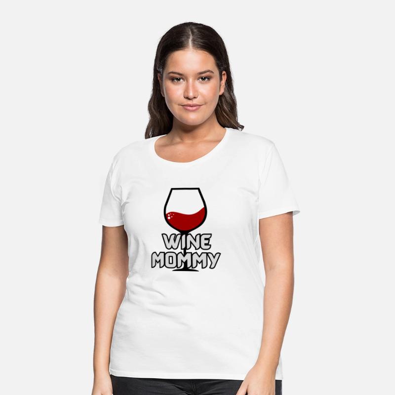 Wine Mommy With Glass