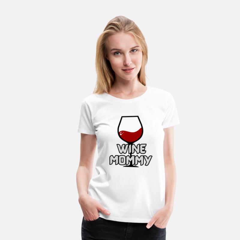 Wine Mommy With Glass