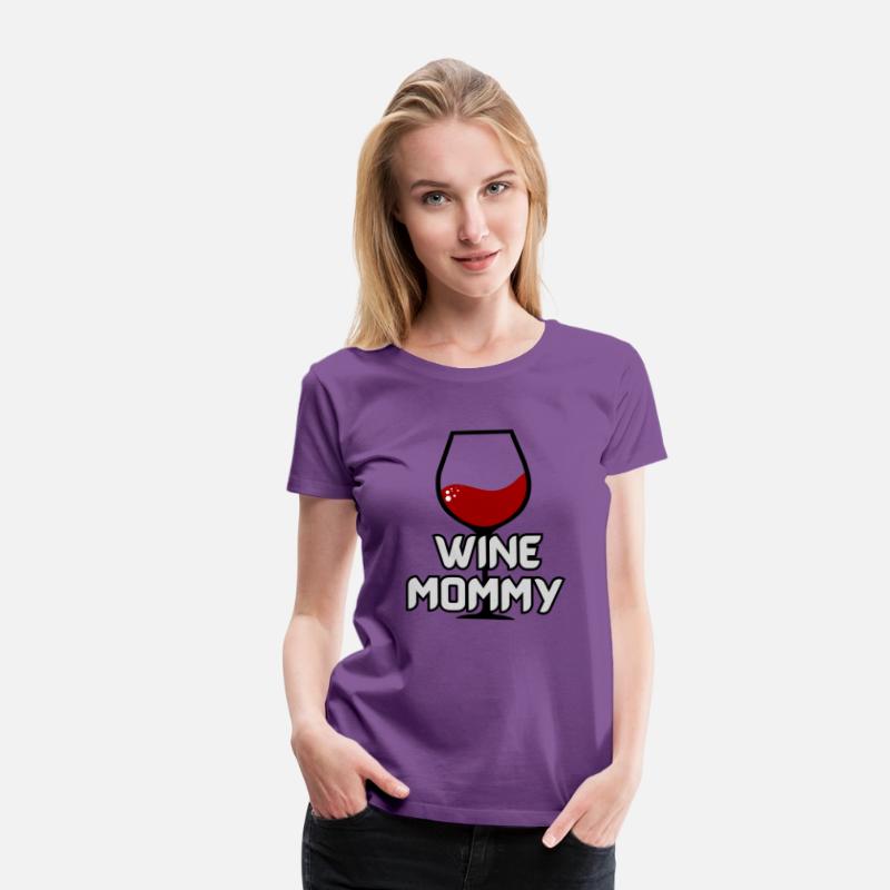 Wine Mommy With Glass