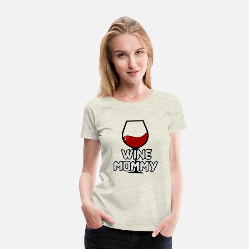 Wine Mommy With Glass