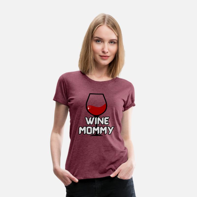 Wine Mommy With Glass