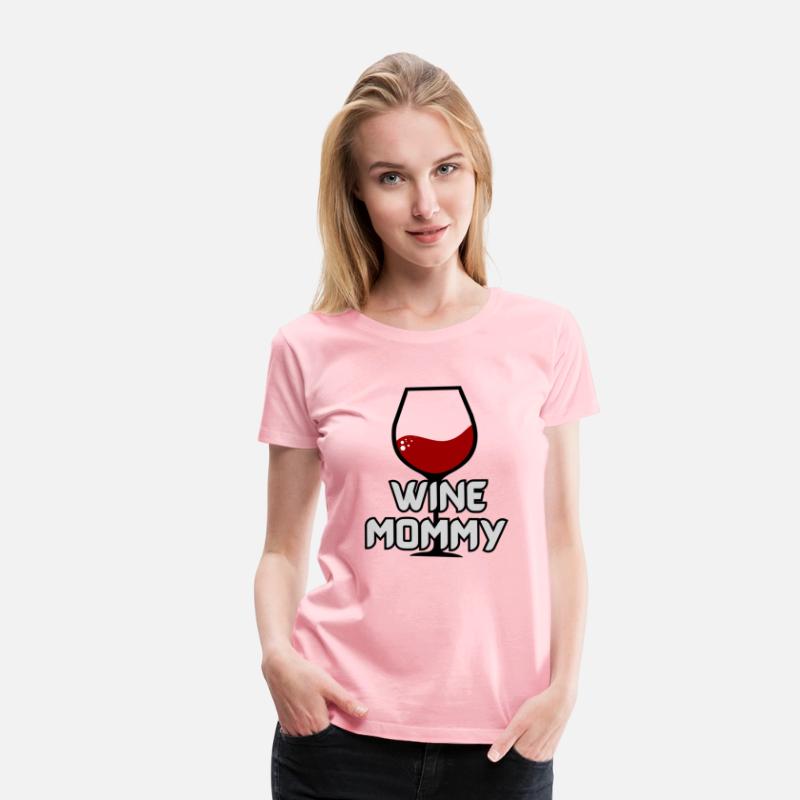 Wine Mommy With Glass