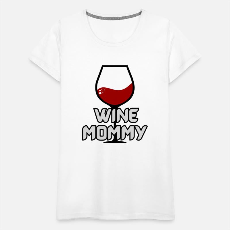 Wine Mommy With Glass
