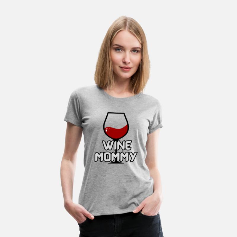 Wine Mommy With Glass