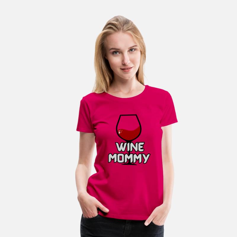 Wine Mommy With Glass