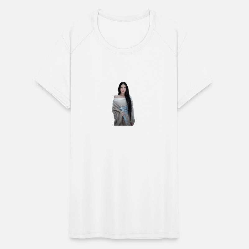 Winter Elegance: Woman in Snowy Forest