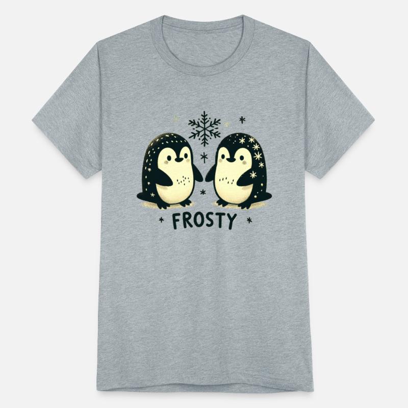 Winter, Frosty Penguin Duo