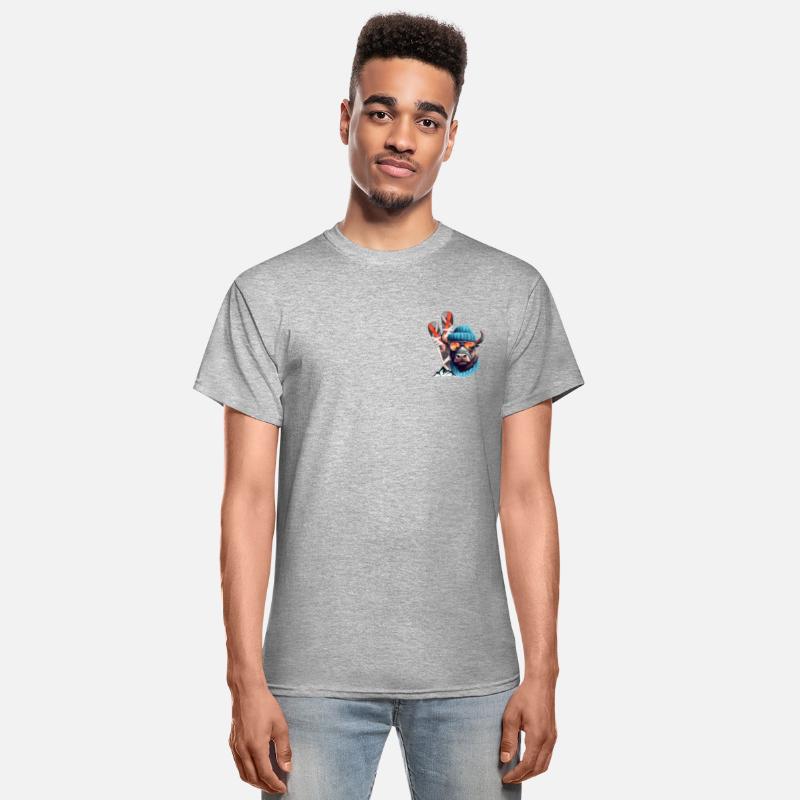 Winter sports, Ricky's Skis, the skiing Bull