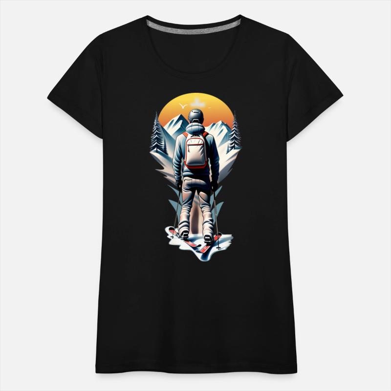 Winter vacation ski langlauf sport