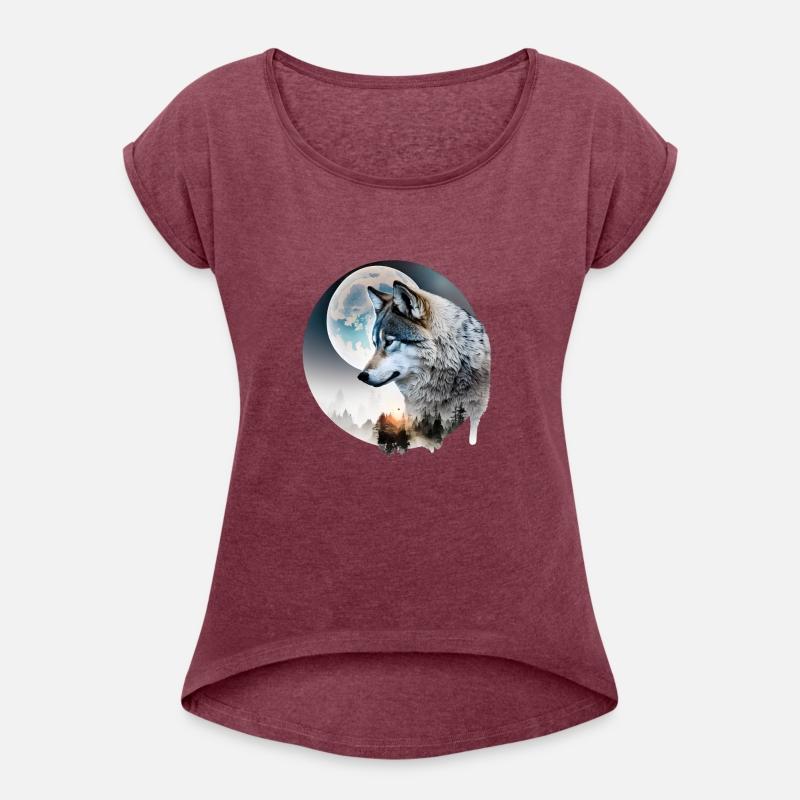 Wolf Moonlight Forest Wild Werewolf Watercolor 3