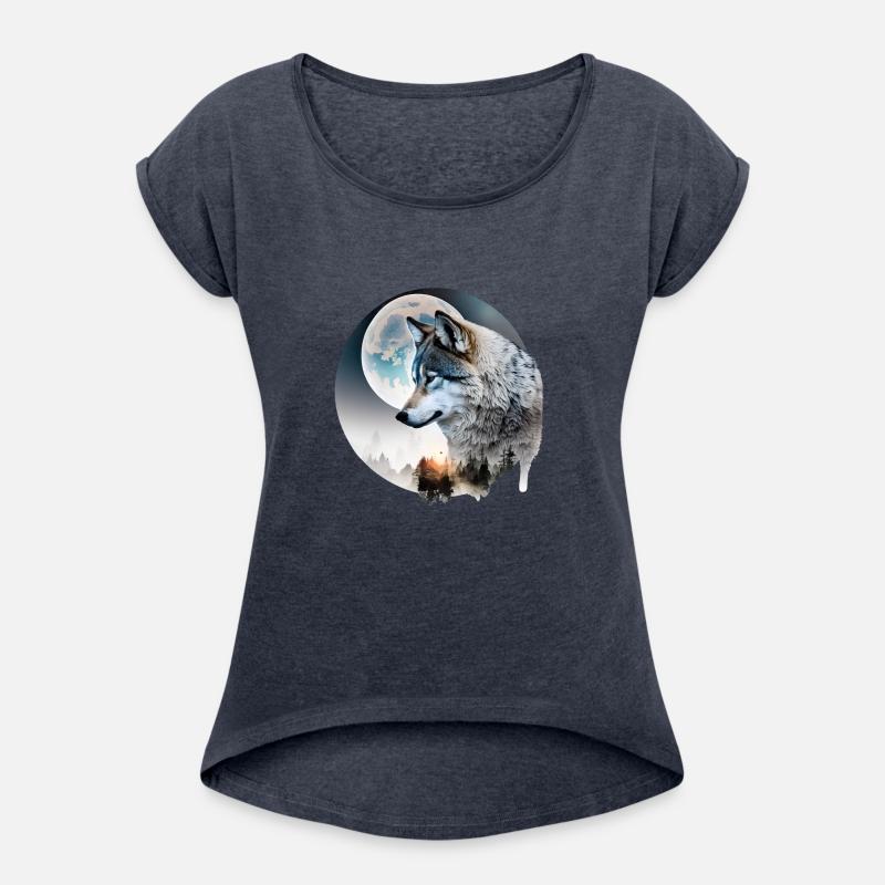 Wolf Moonlight Forest Wild Werewolf Watercolor 3