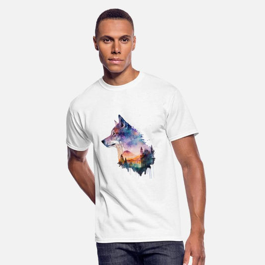 Wolf Print, Cosmic Wolves, Animal Print, Cosmos