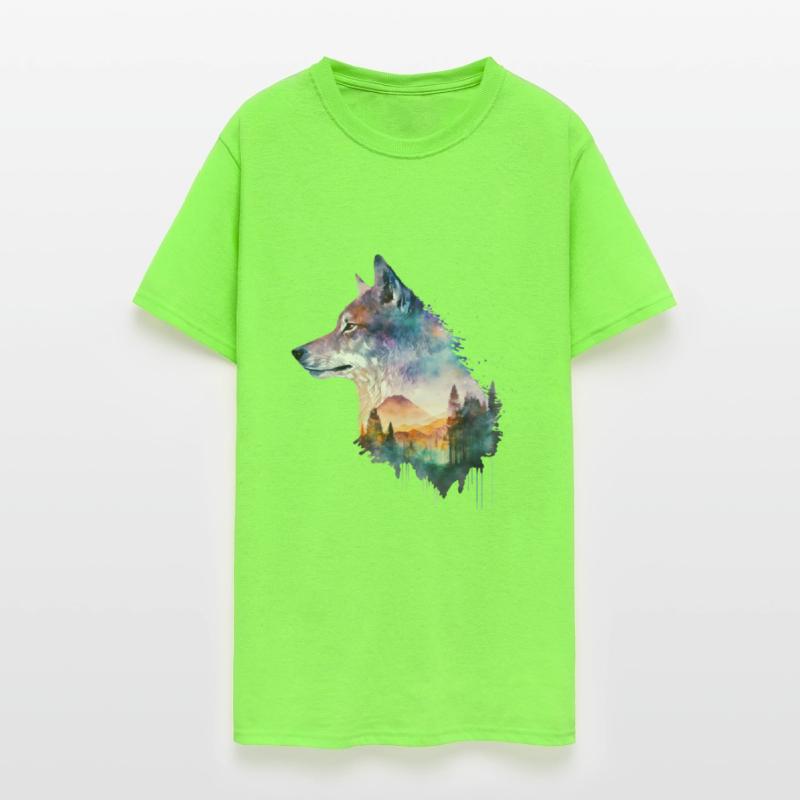 Wolf Print, Cosmic Wolves, Animal Print, Cosmos