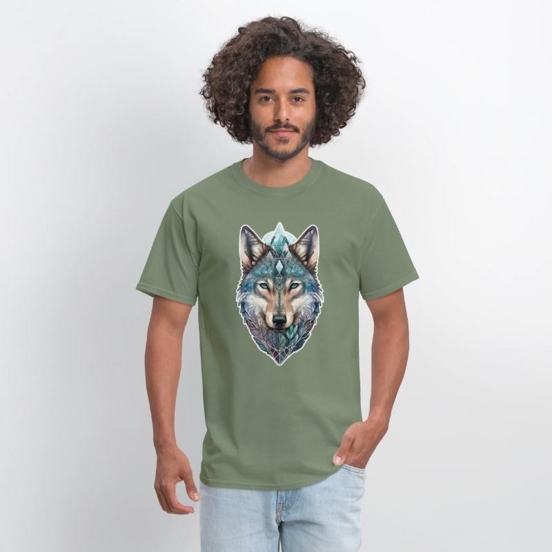 Wolf Watercolor Forest Mystic Animal Wild Animal