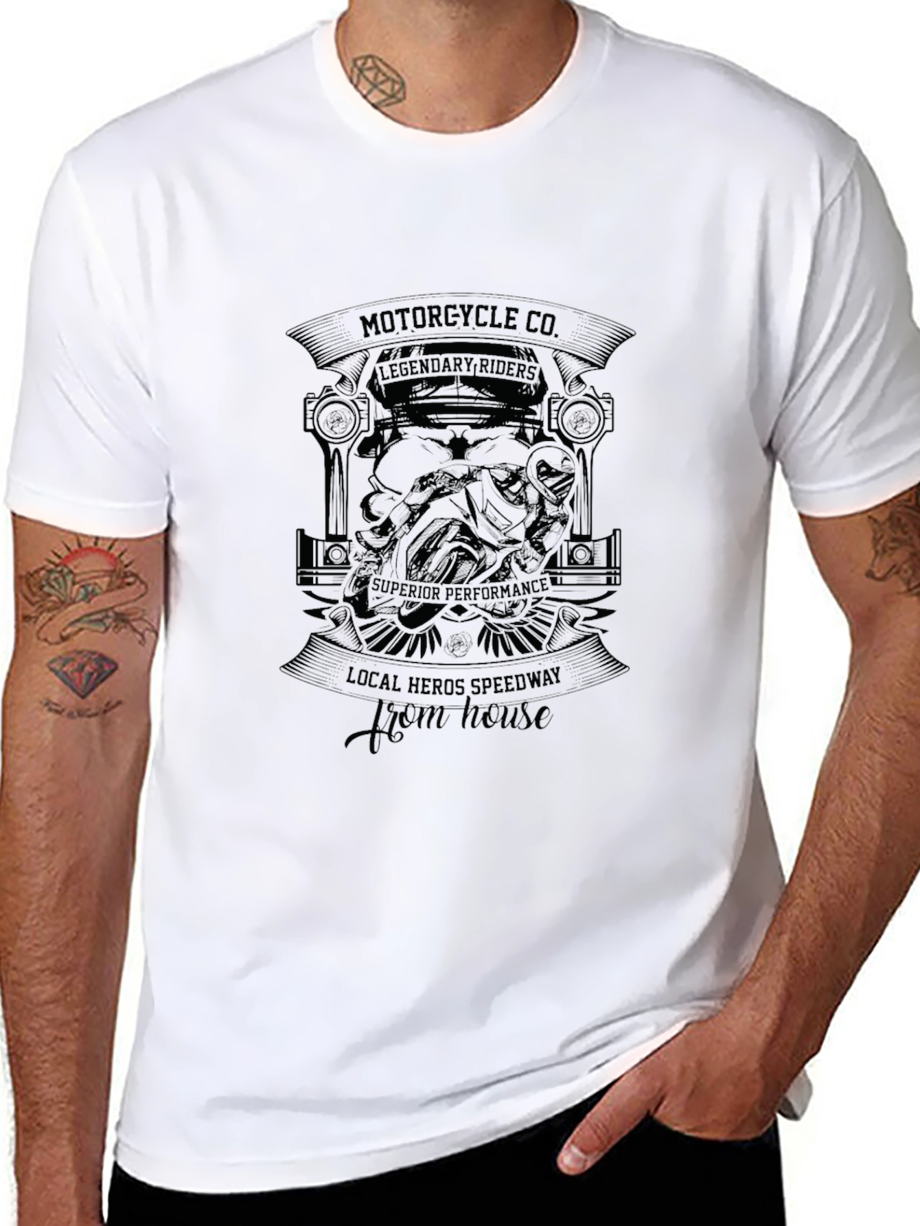 Motorcycle Co. Legendary Riders Graphic Tee
