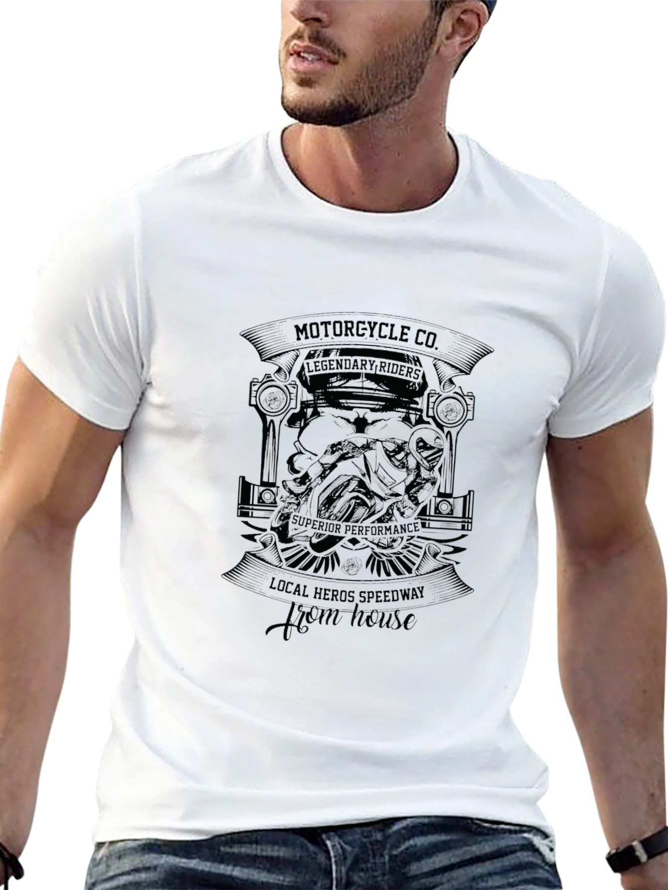 Motorcycle Co. Legendary Riders Graphic Tee