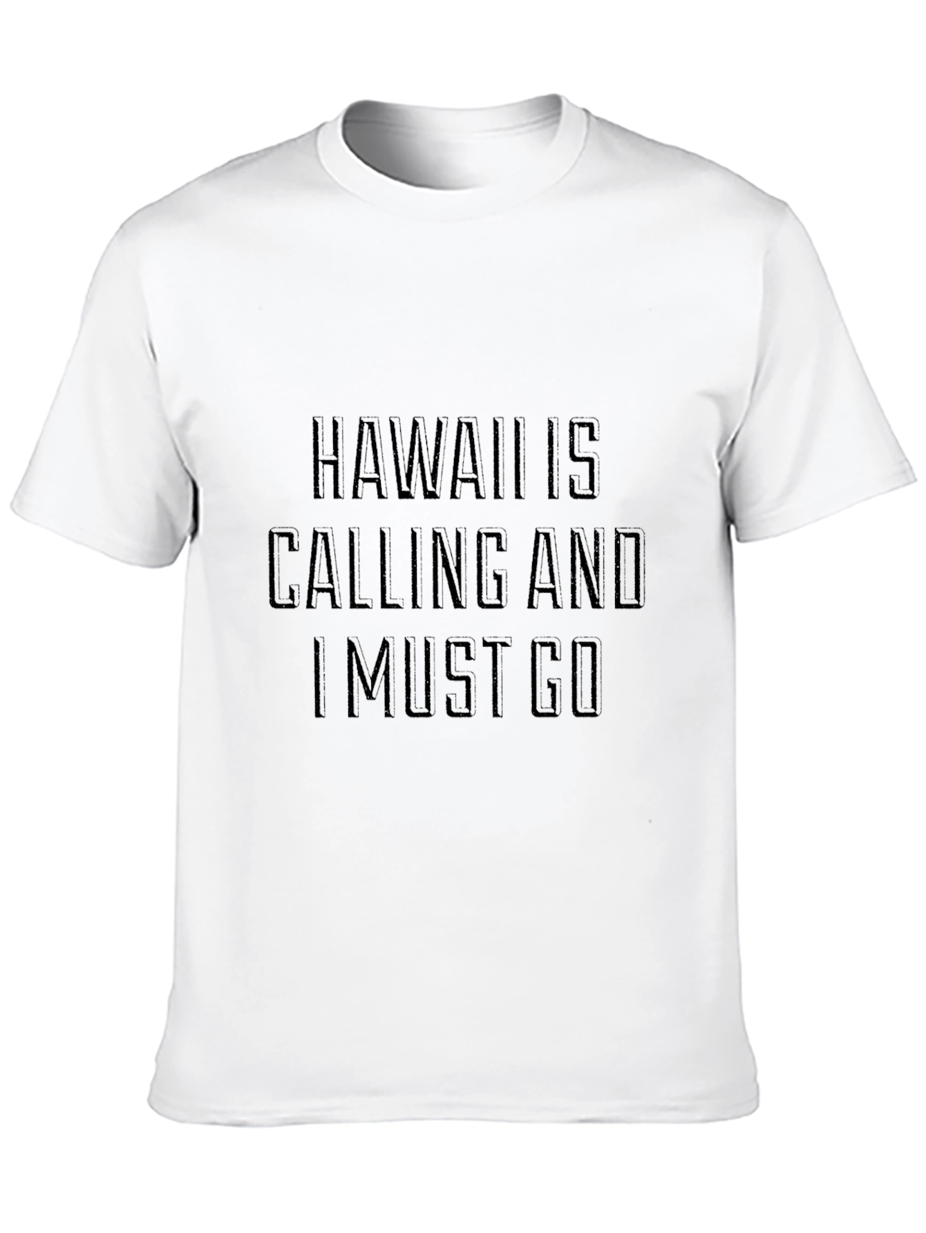 Hawaii is Calling T-Shirt - Black