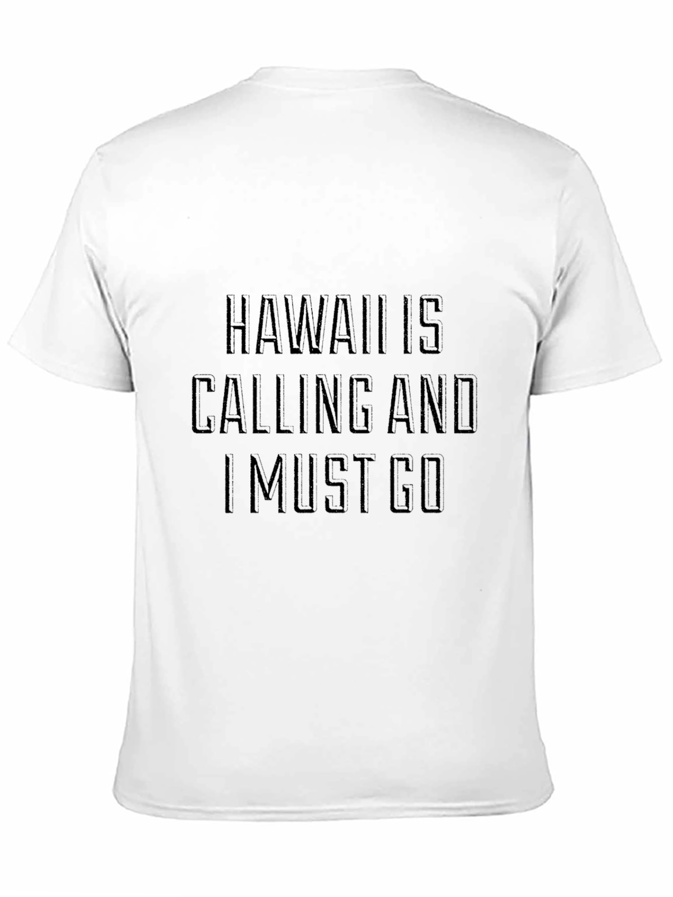 Hawaii is Calling T-Shirt - Black