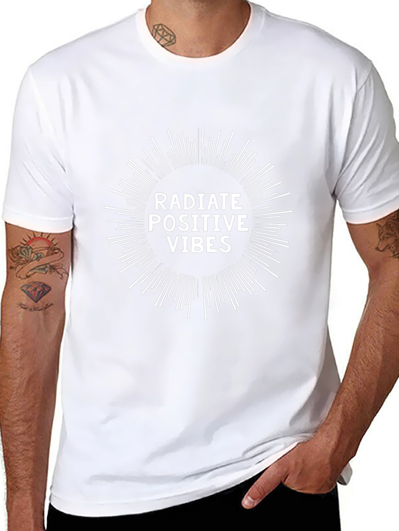 Radiate Positive Vibes Graphic T-Shirt
