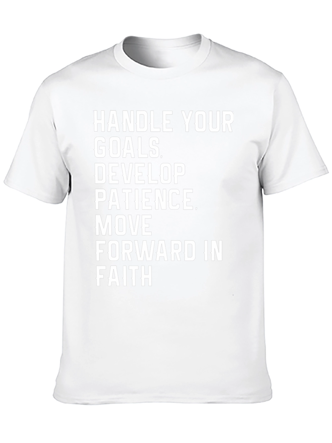 Motivational Graphic T-Shirt - Handle Your Goals