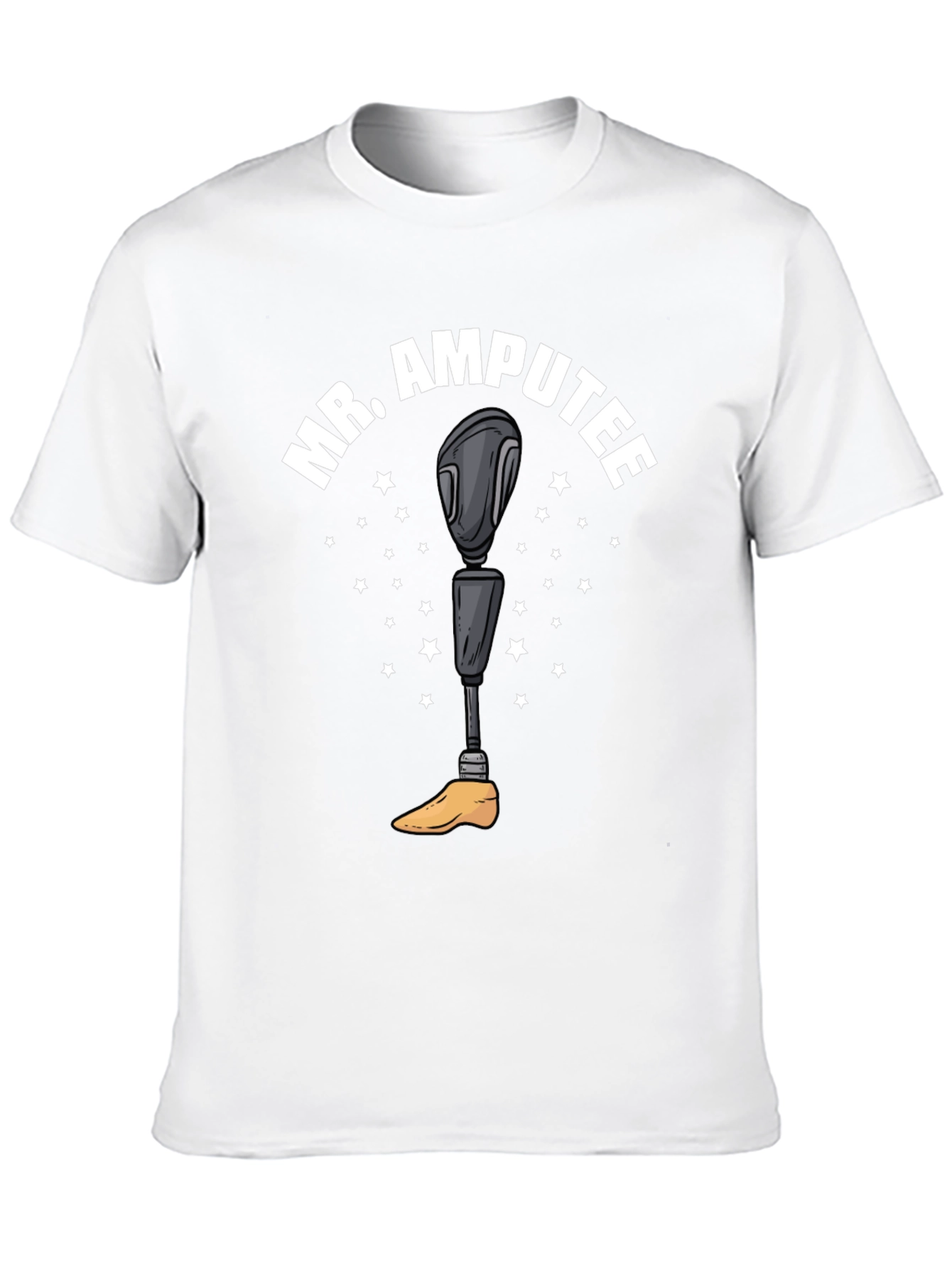 Mr. Amputee Graphic T-Shirt - Black