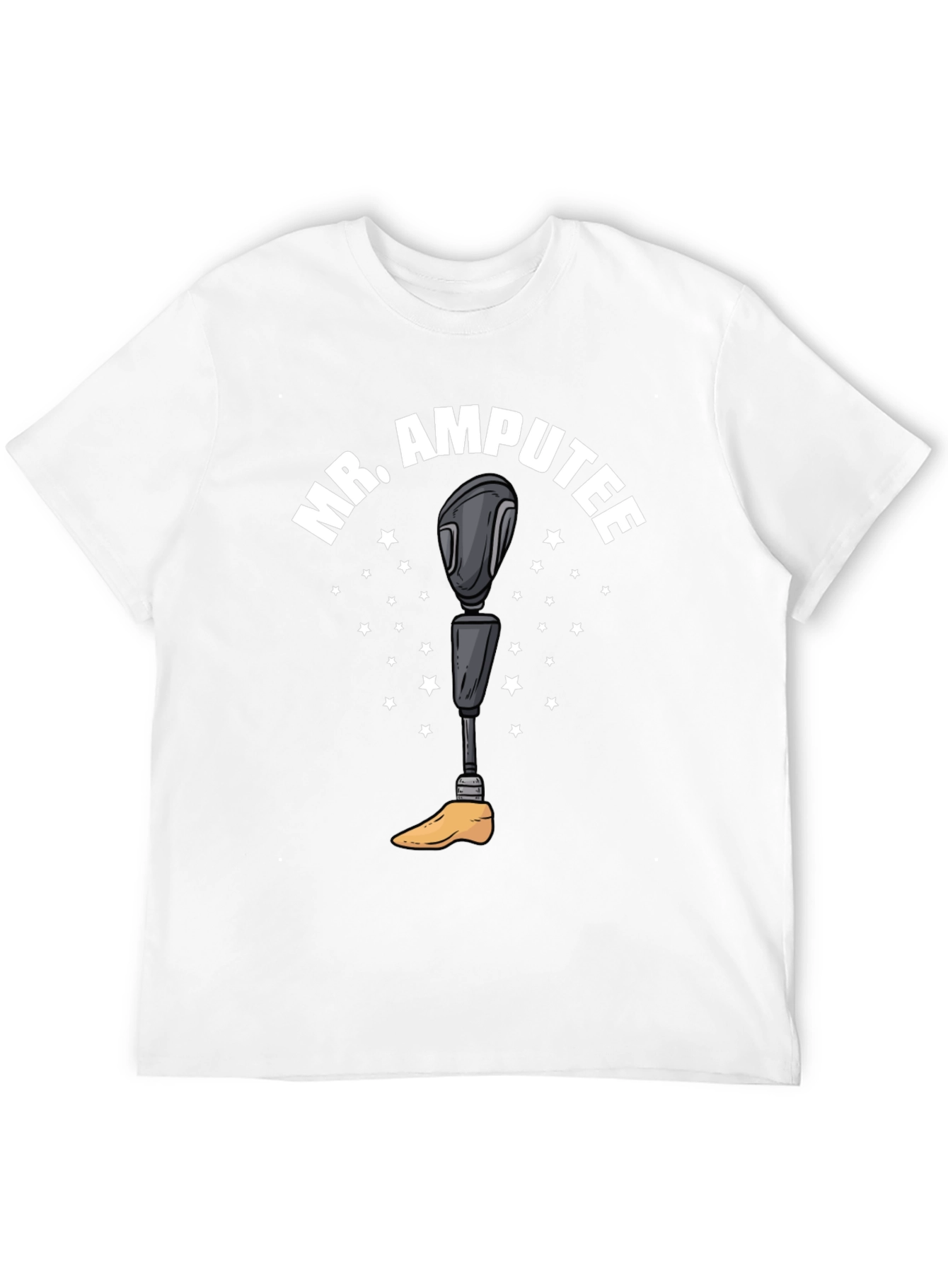 Mr. Amputee Graphic T-Shirt - Black