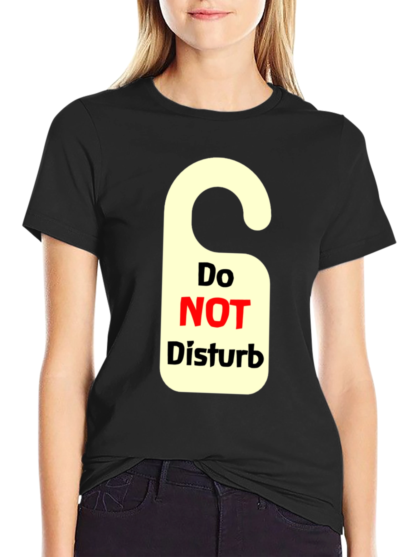 Do Not Disturb T-Shirt - Novelty Graphic Tee