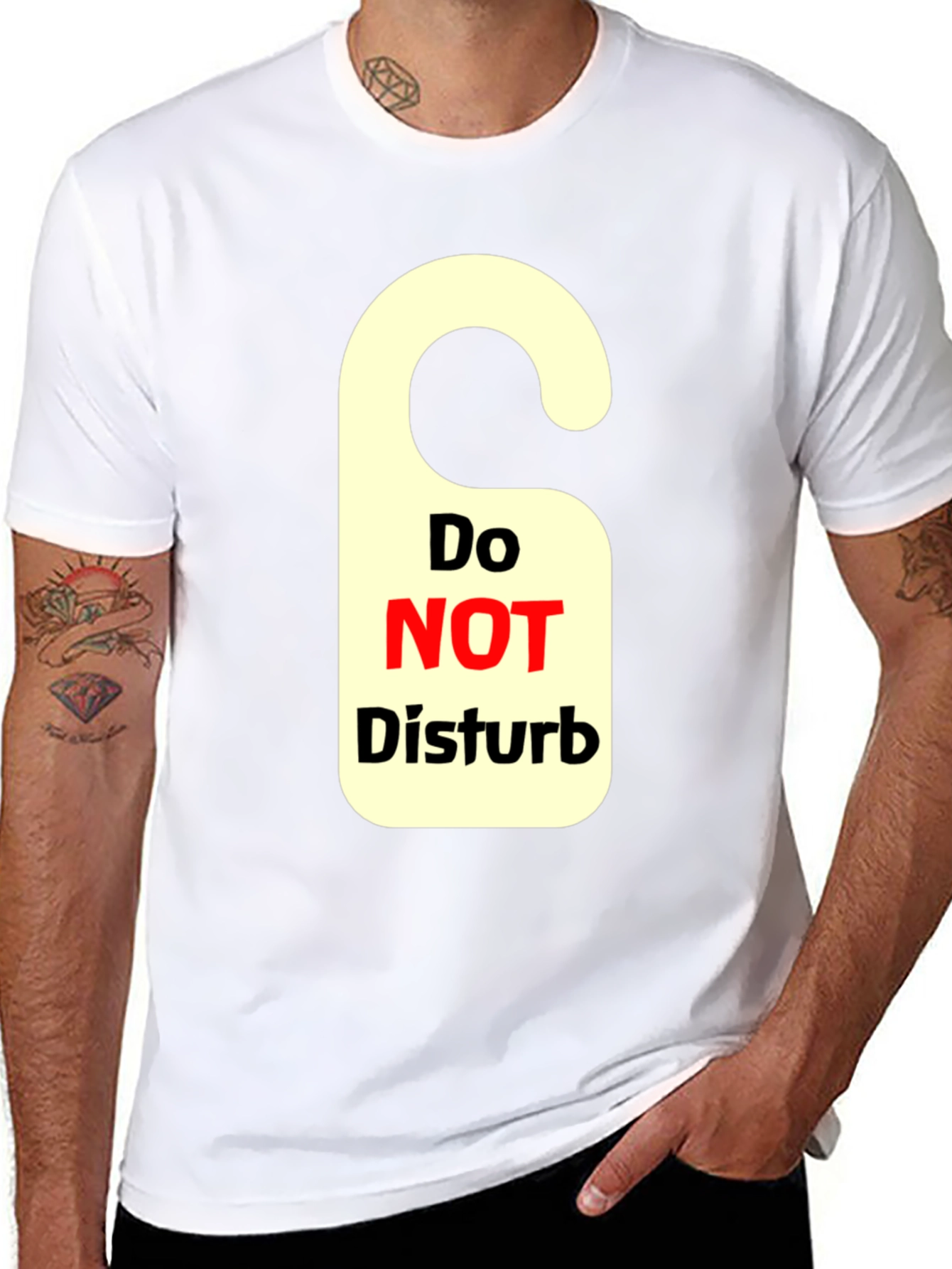 Do Not Disturb T-Shirt - Novelty Graphic Tee