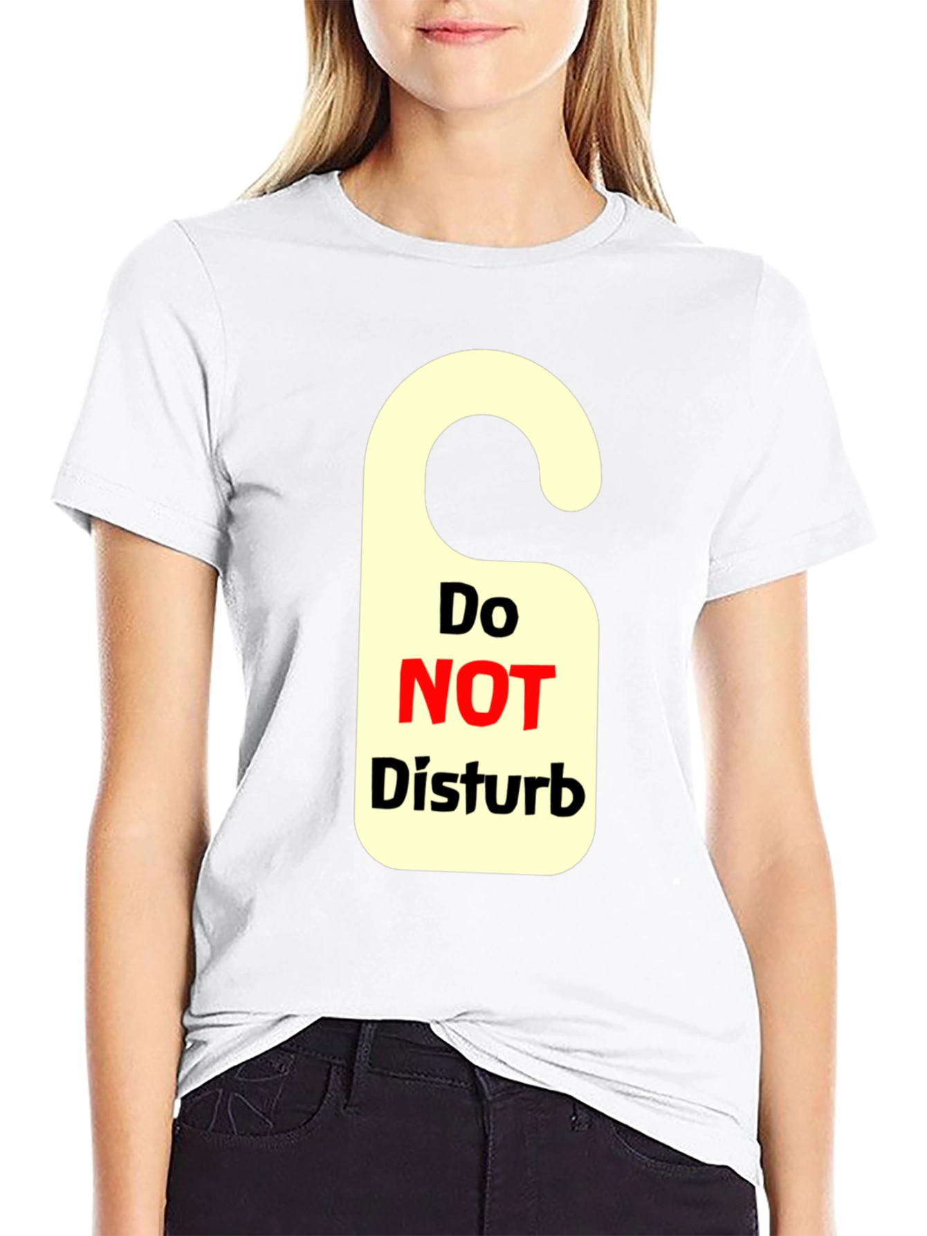 Do Not Disturb T-Shirt - Novelty Graphic Tee