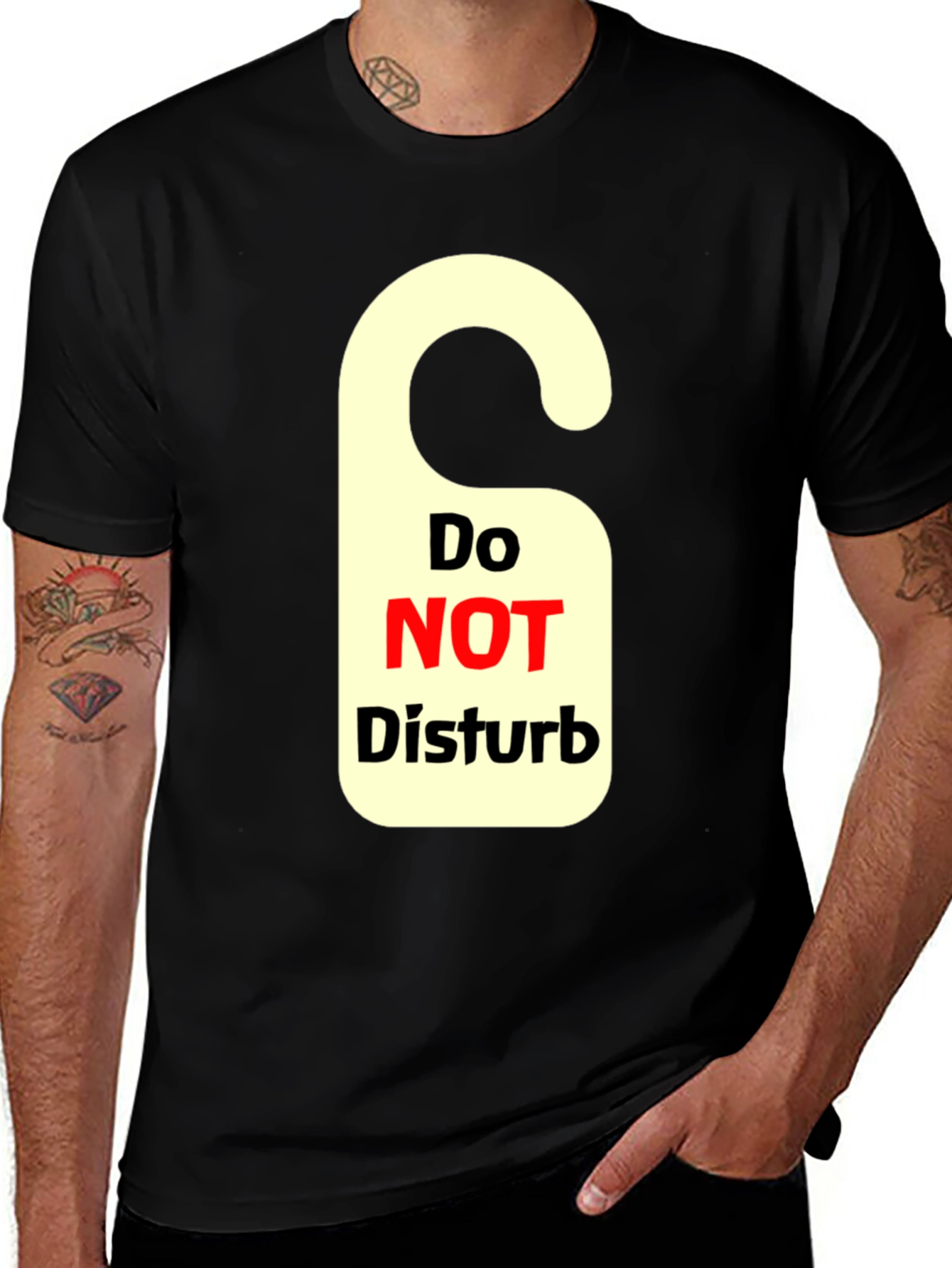 Do Not Disturb T-Shirt - Novelty Graphic Tee