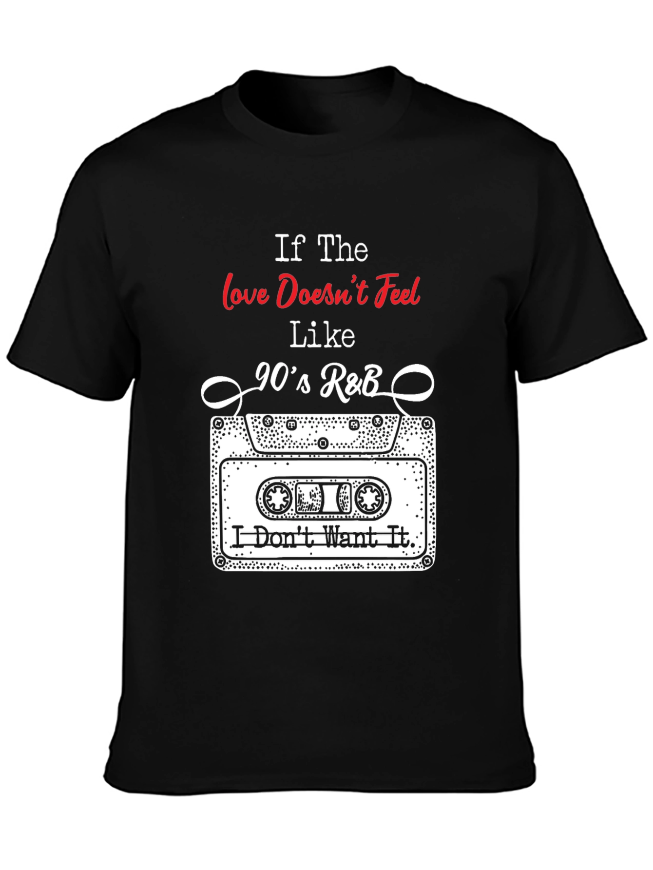 90s R&B Cassette Tape T-Shirt