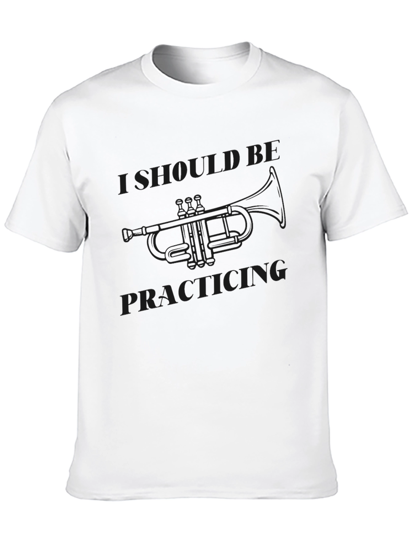 I Should Be Practicing Black T-Shirt