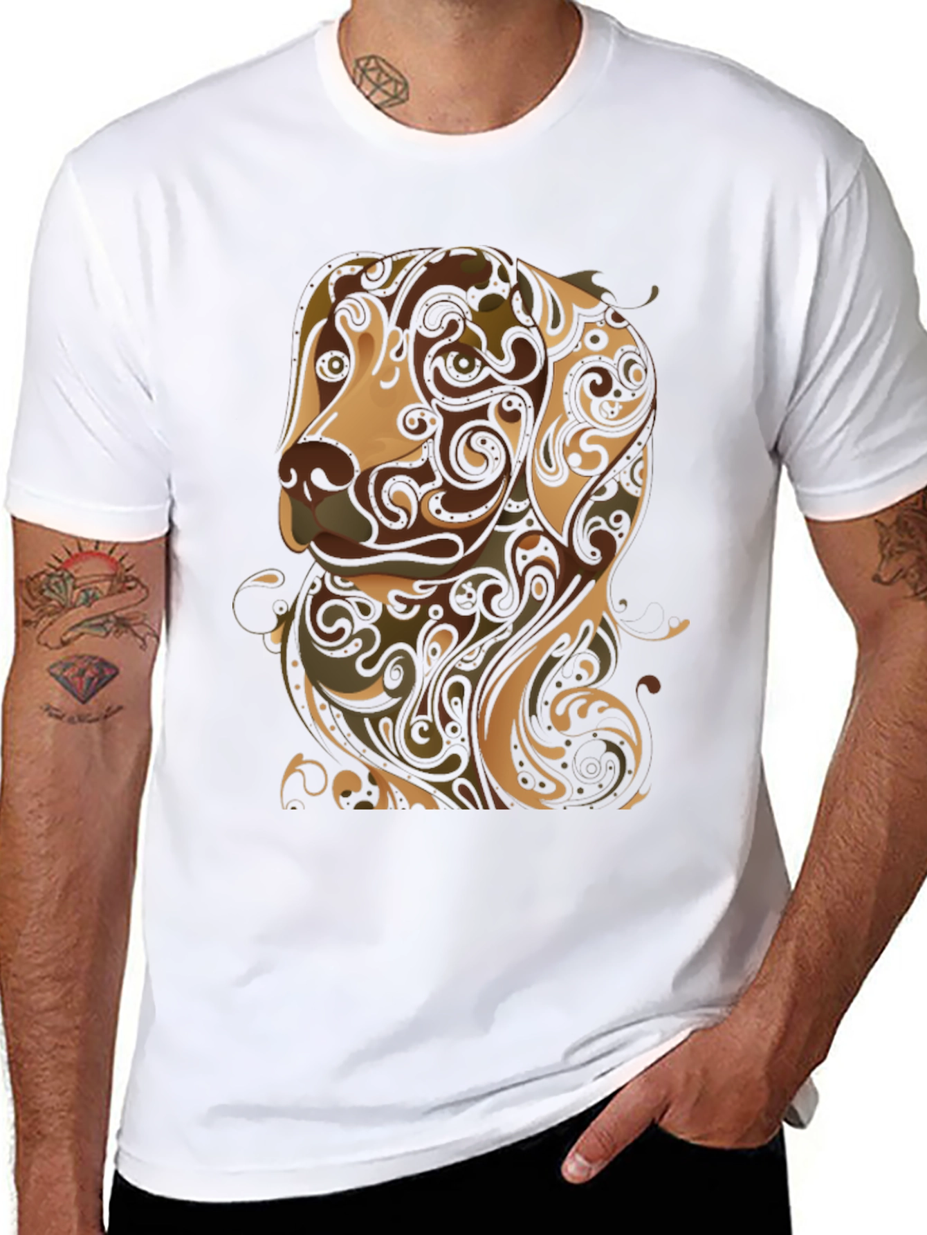 Dog Breed Art T-Shirt - Stylish Mens Tee
