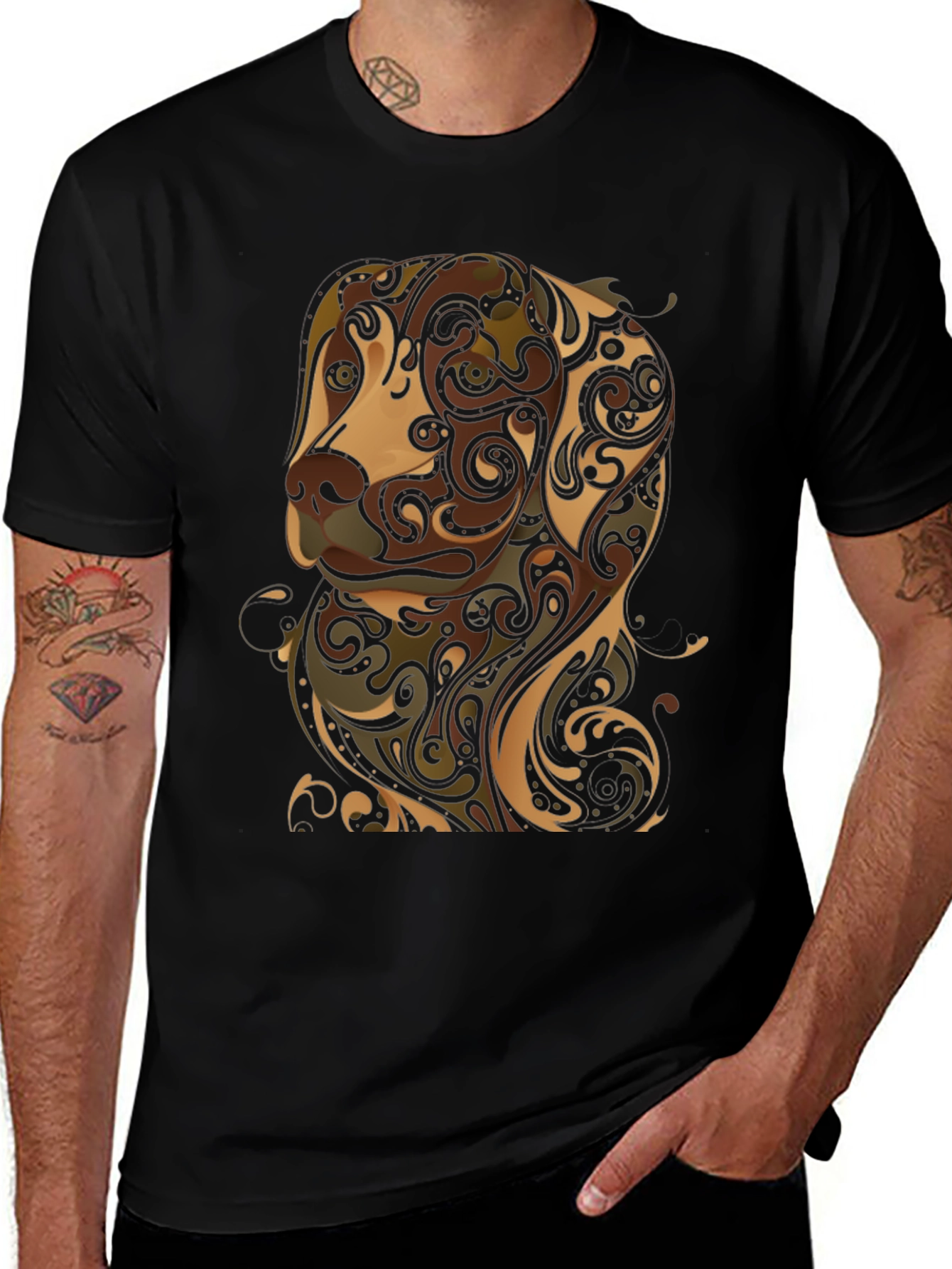 Dog Breed Art T-Shirt - Stylish Mens Tee