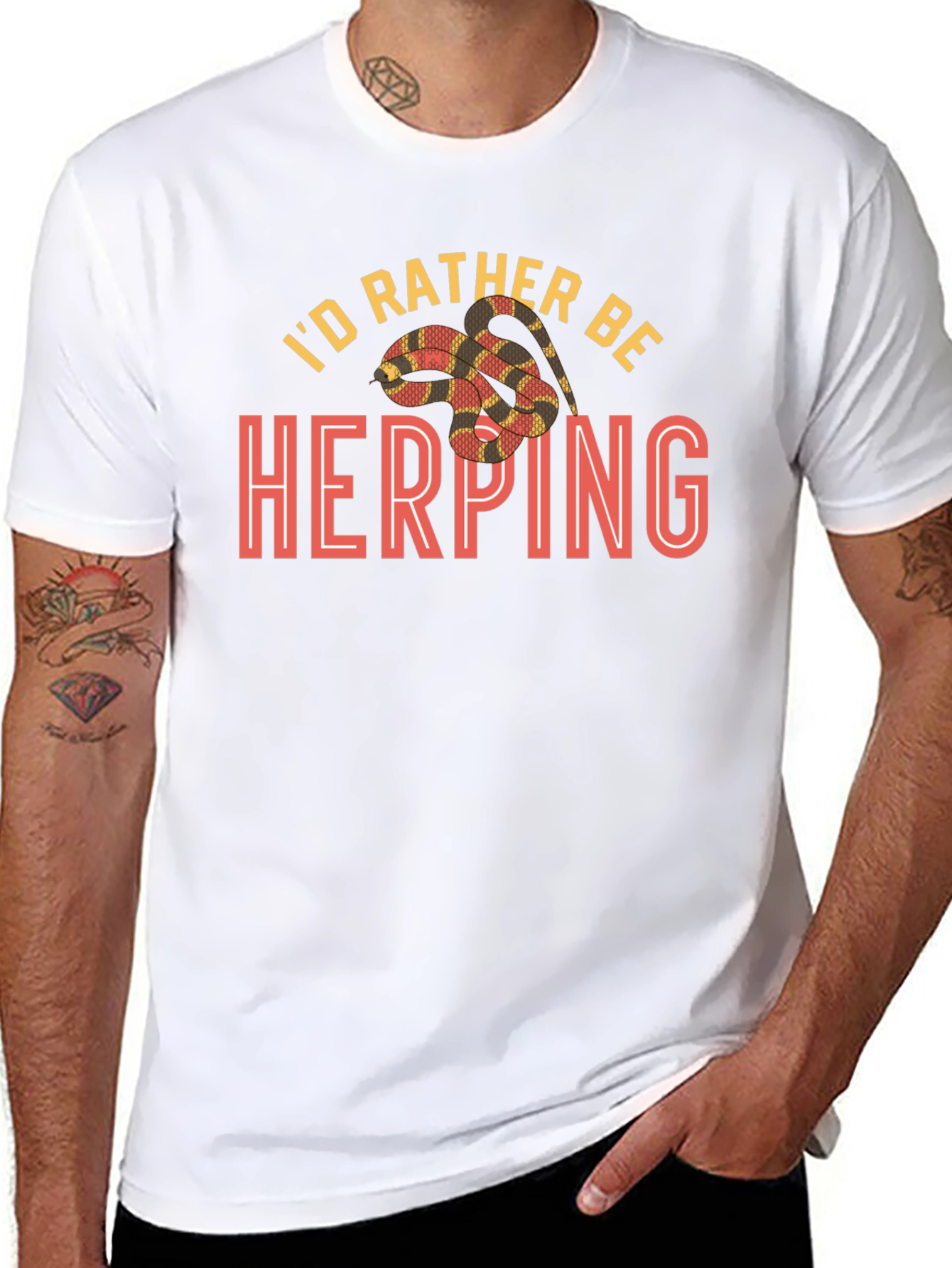 Id Rather Be Herping T-Shirt