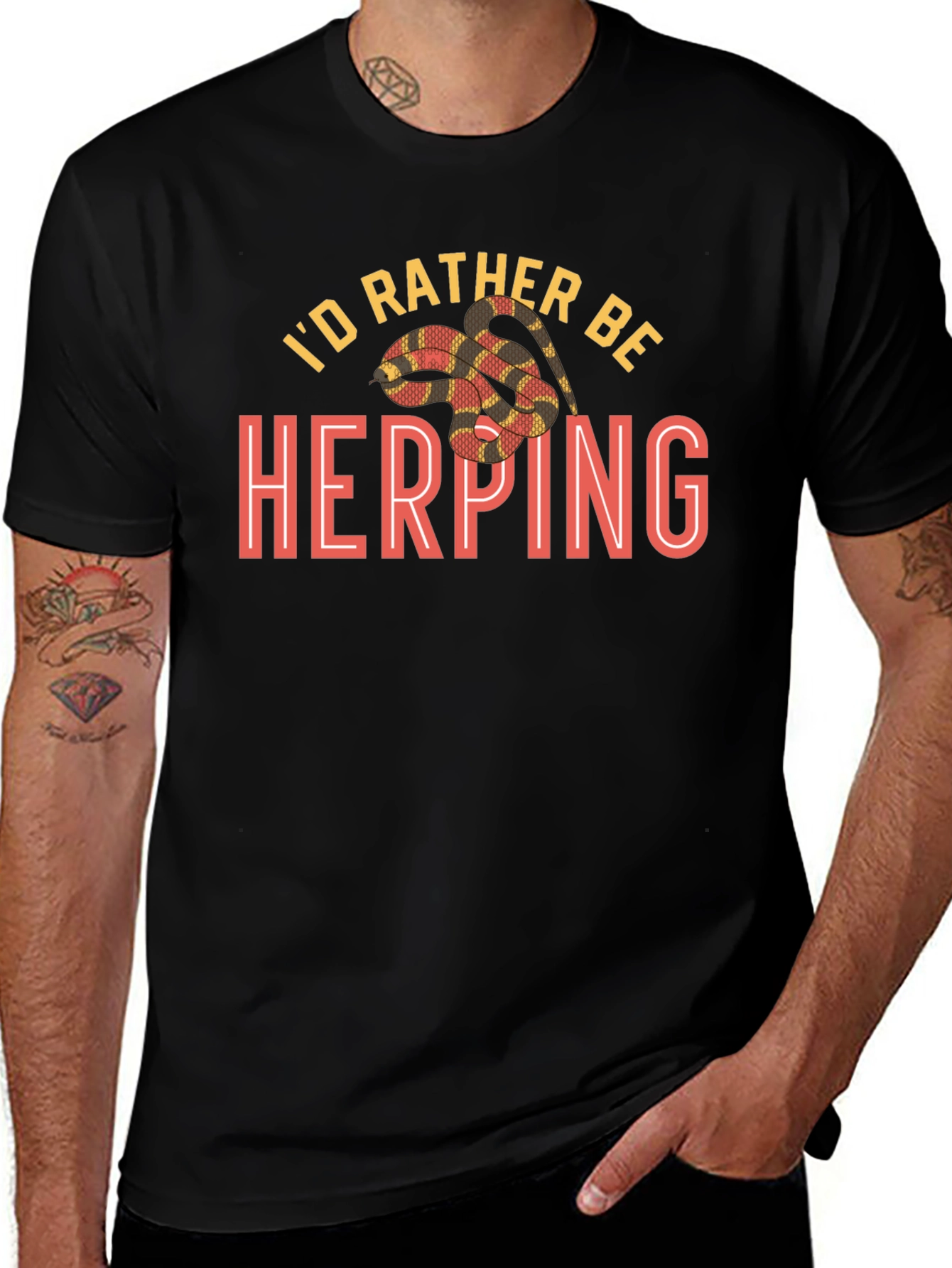 Id Rather Be Herping T-Shirt