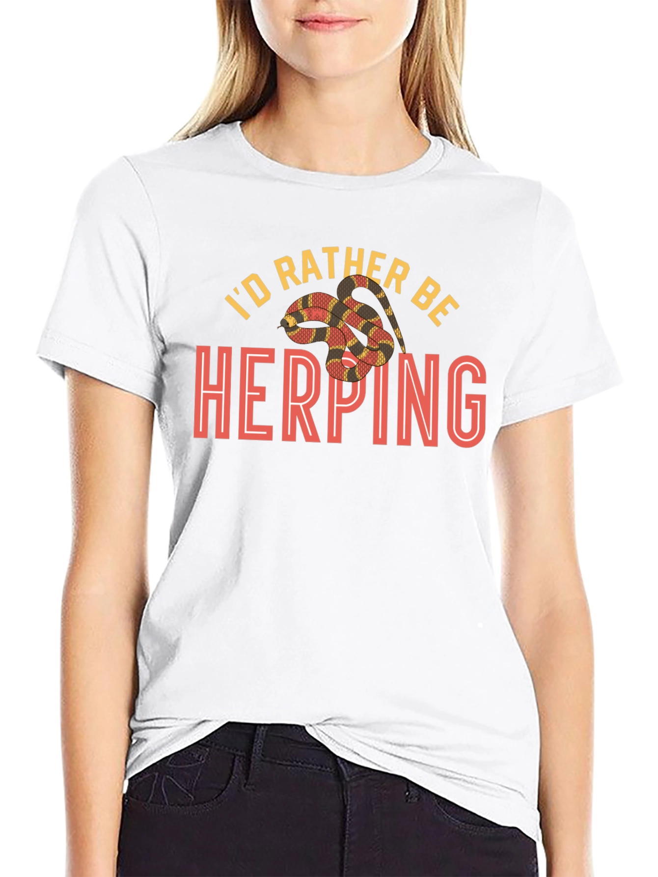Id Rather Be Herping T-Shirt