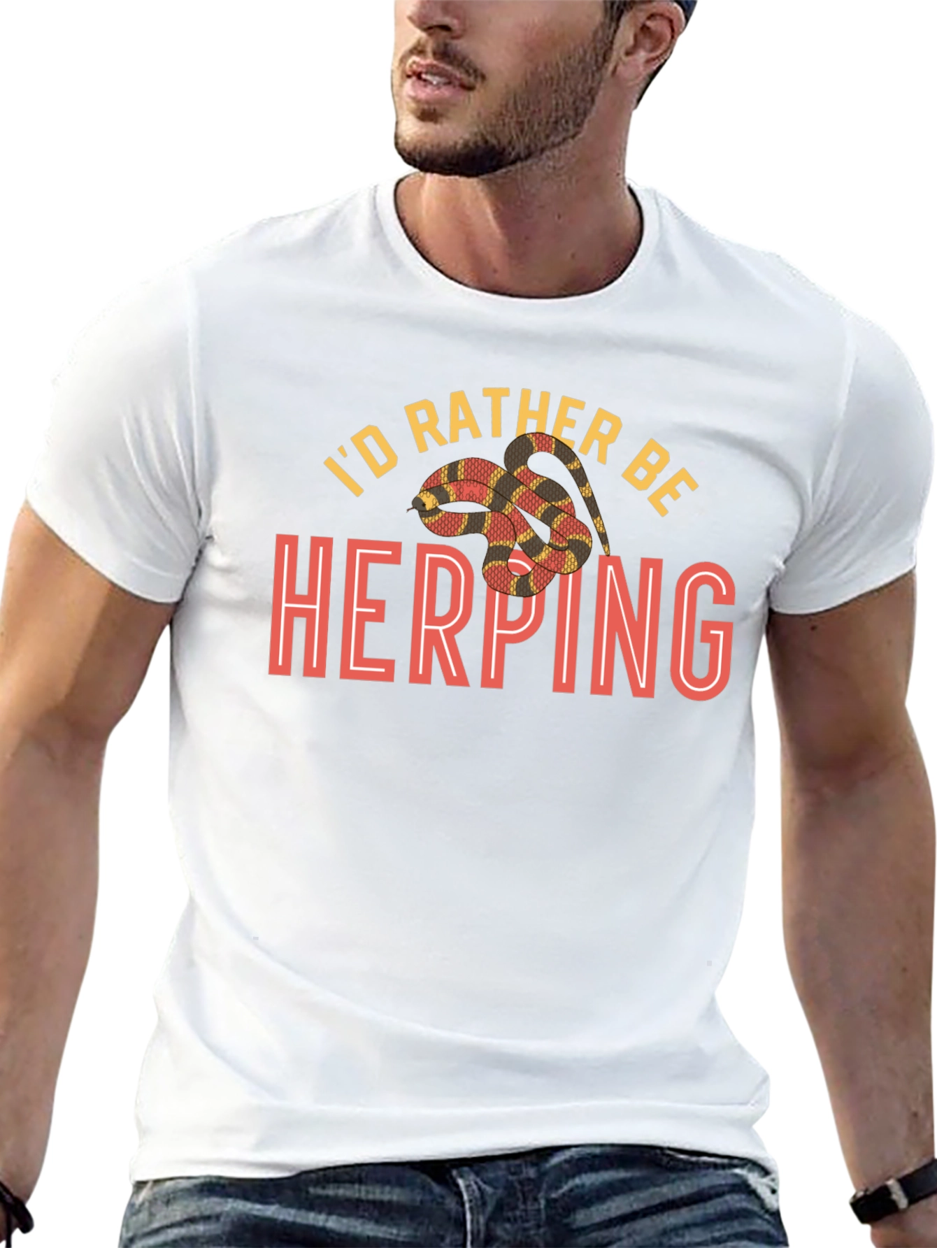 Id Rather Be Herping T-Shirt