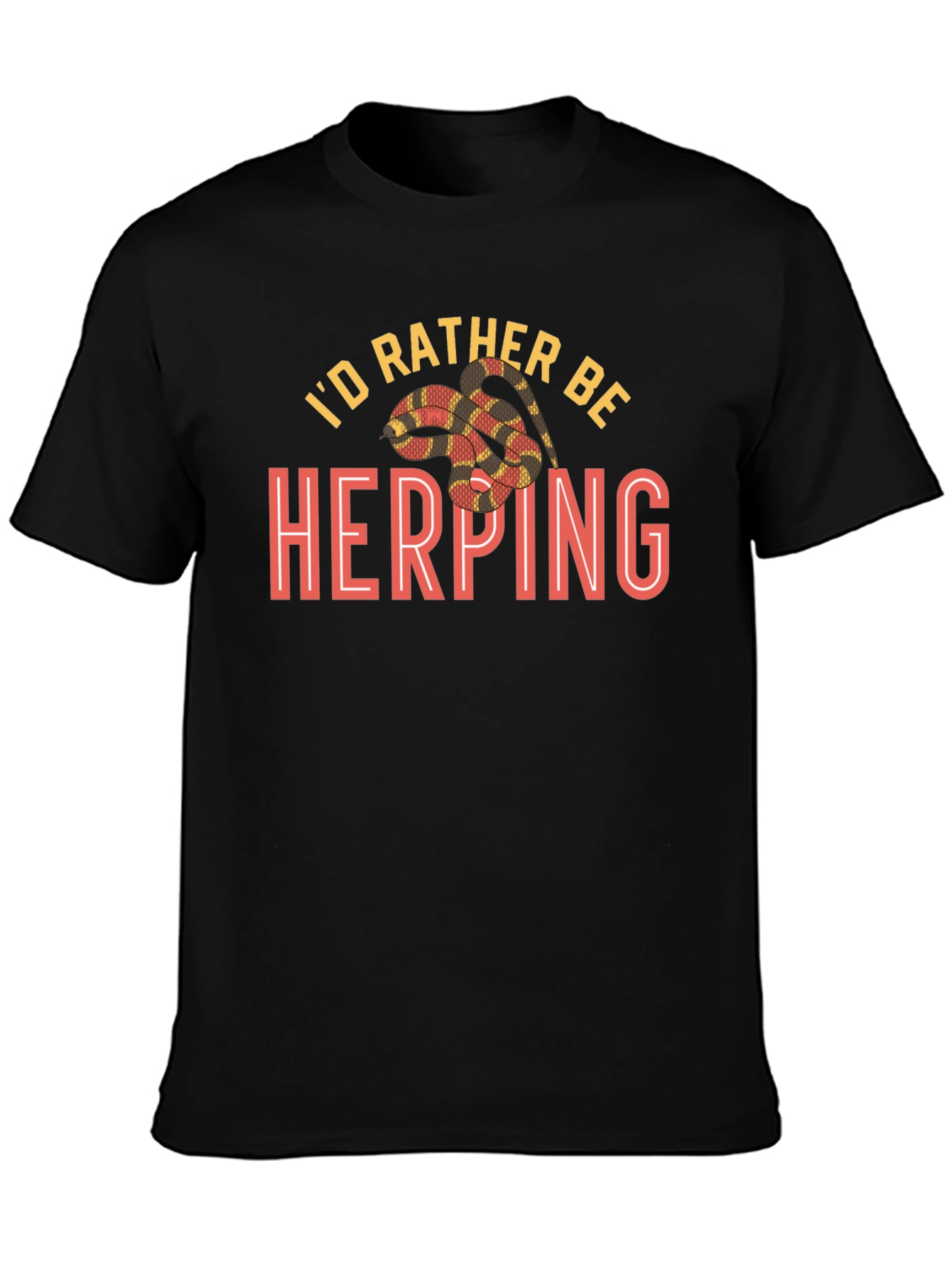 Id Rather Be Herping T-Shirt