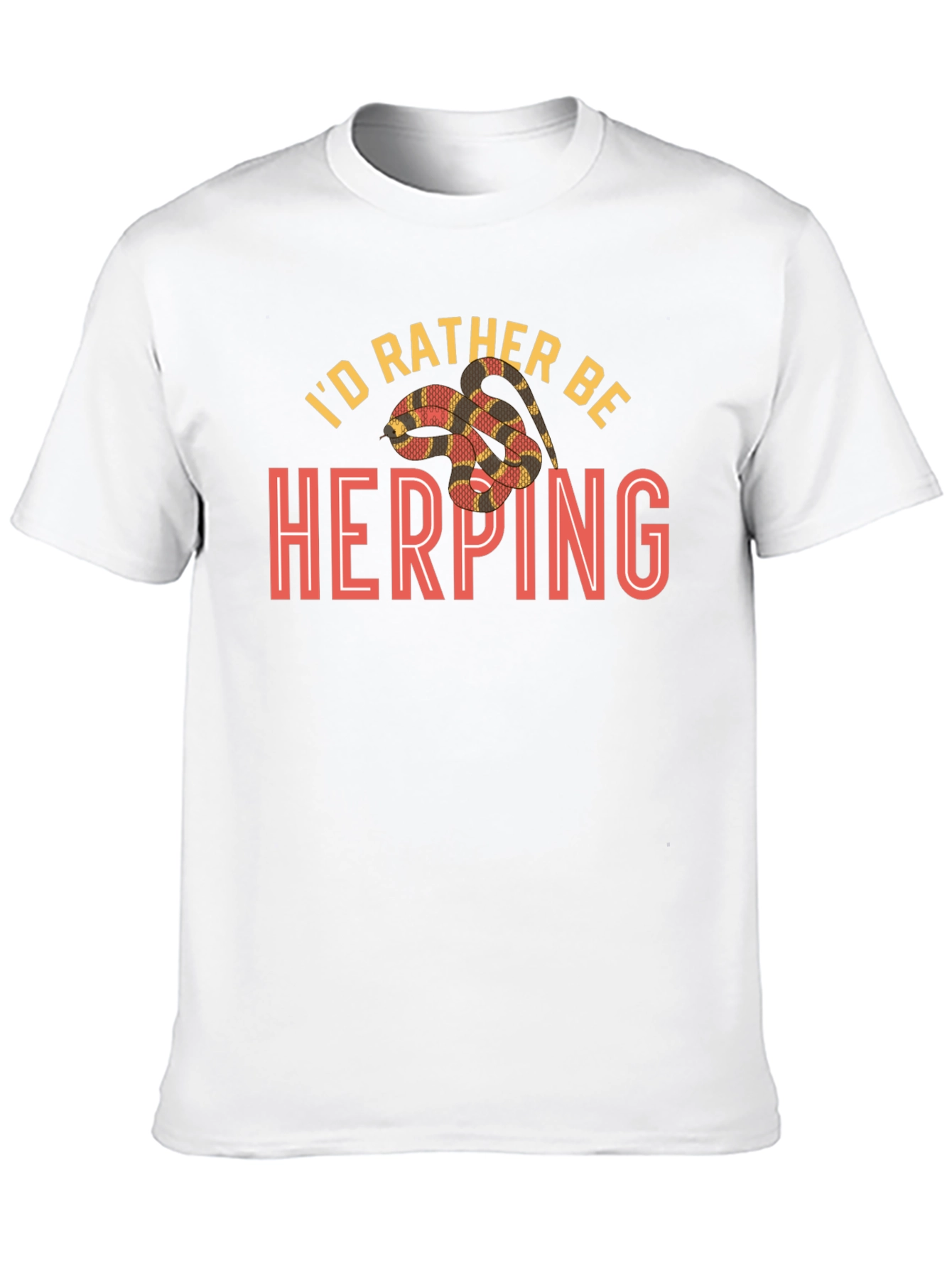 Id Rather Be Herping T-Shirt