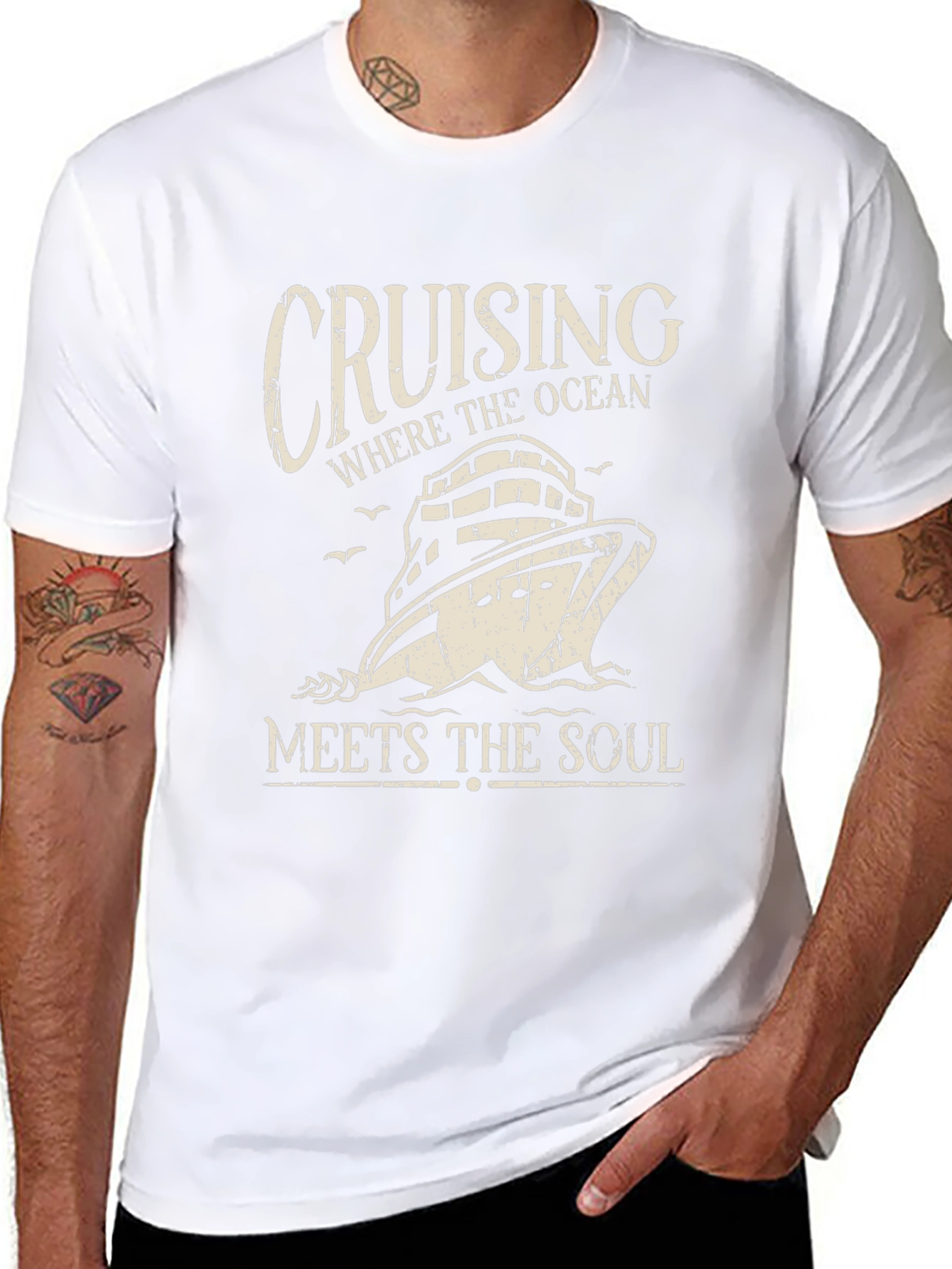 Cruising Where the Ocean Meets the Soul T-Shirt