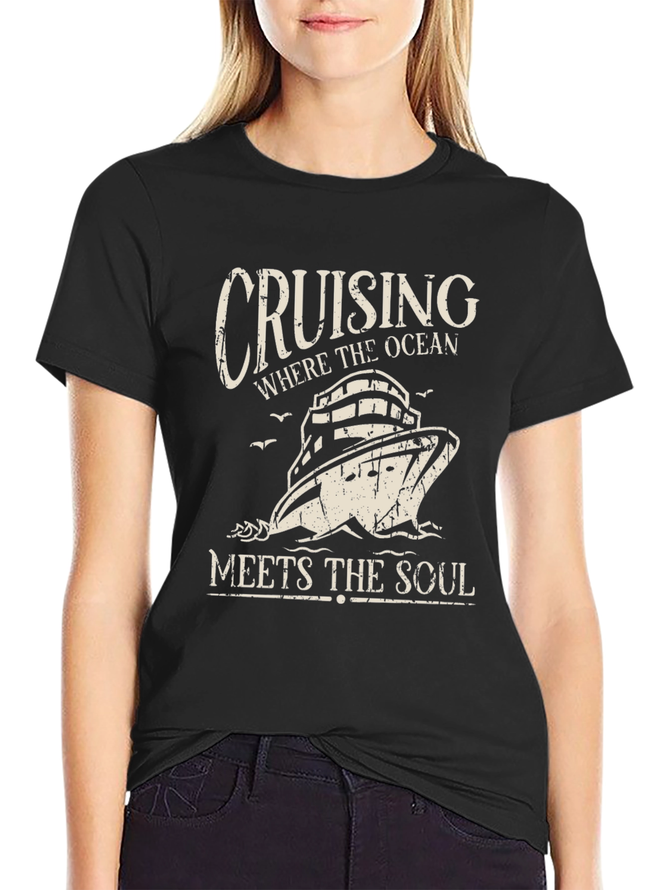 Cruising Where the Ocean Meets the Soul T-Shirt