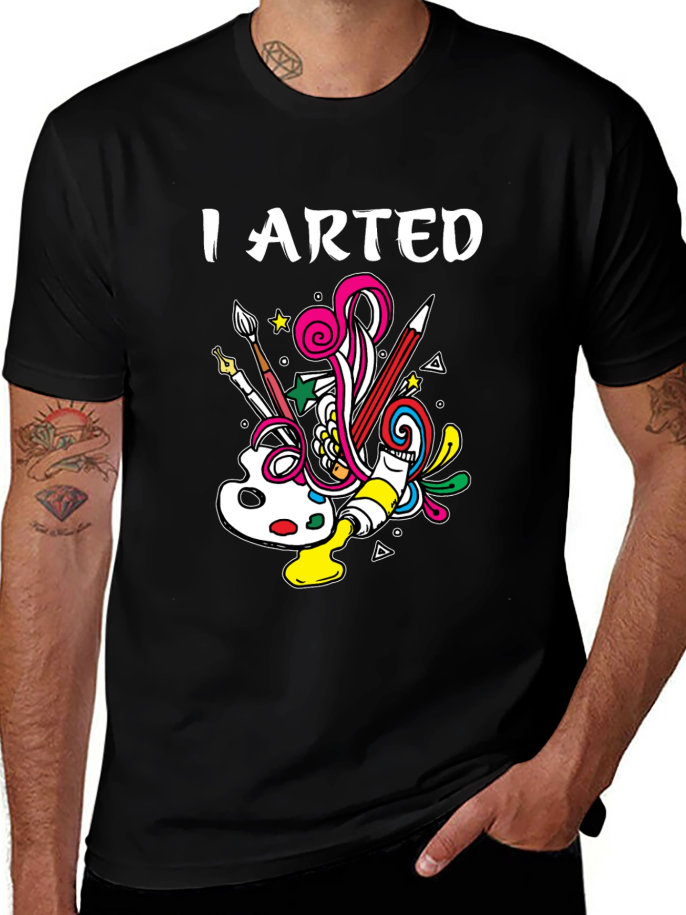 I Arted T-Shirt - Creative Design
