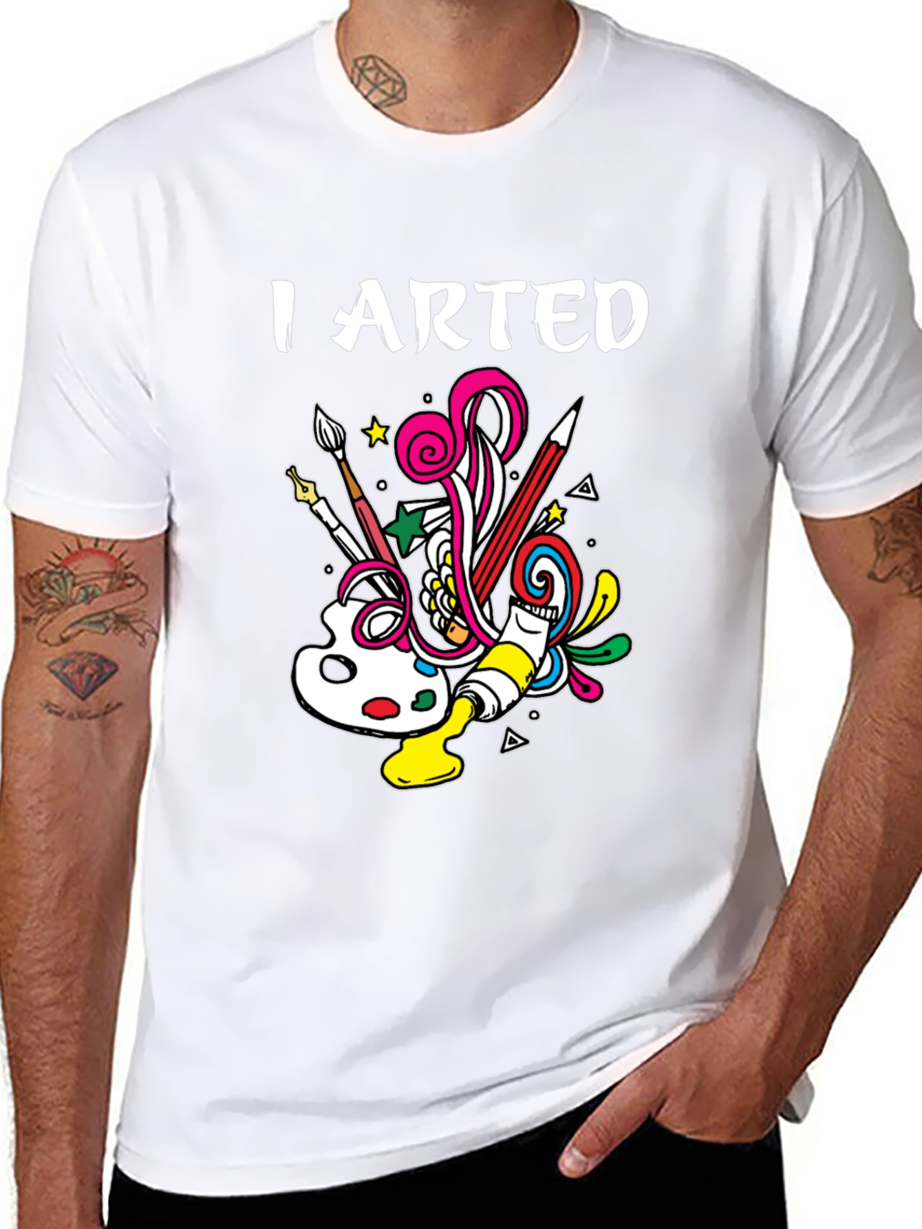 I Arted T-Shirt - Creative Design