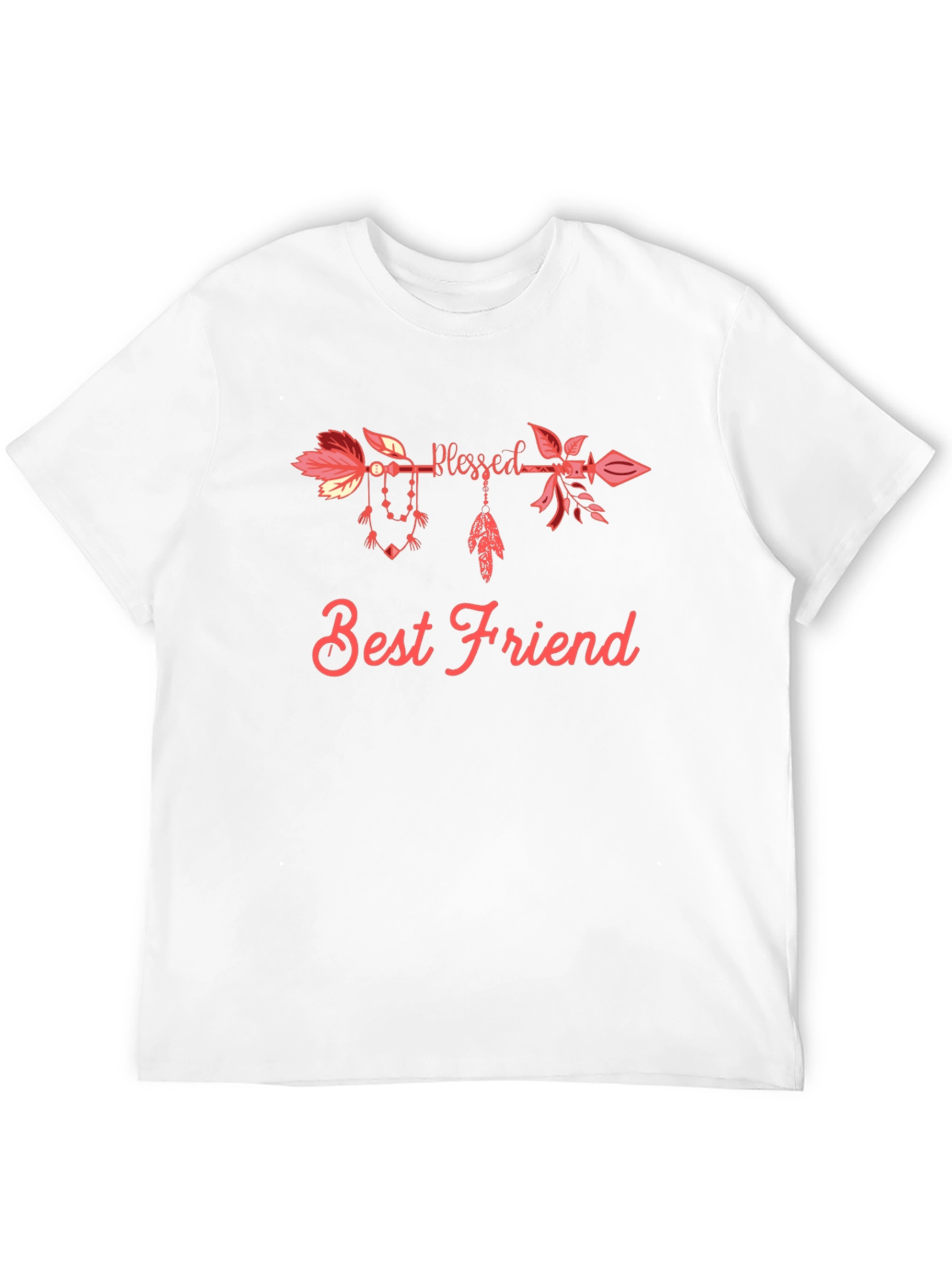 Blessed Best Friend Arrow Graphic T-Shirt