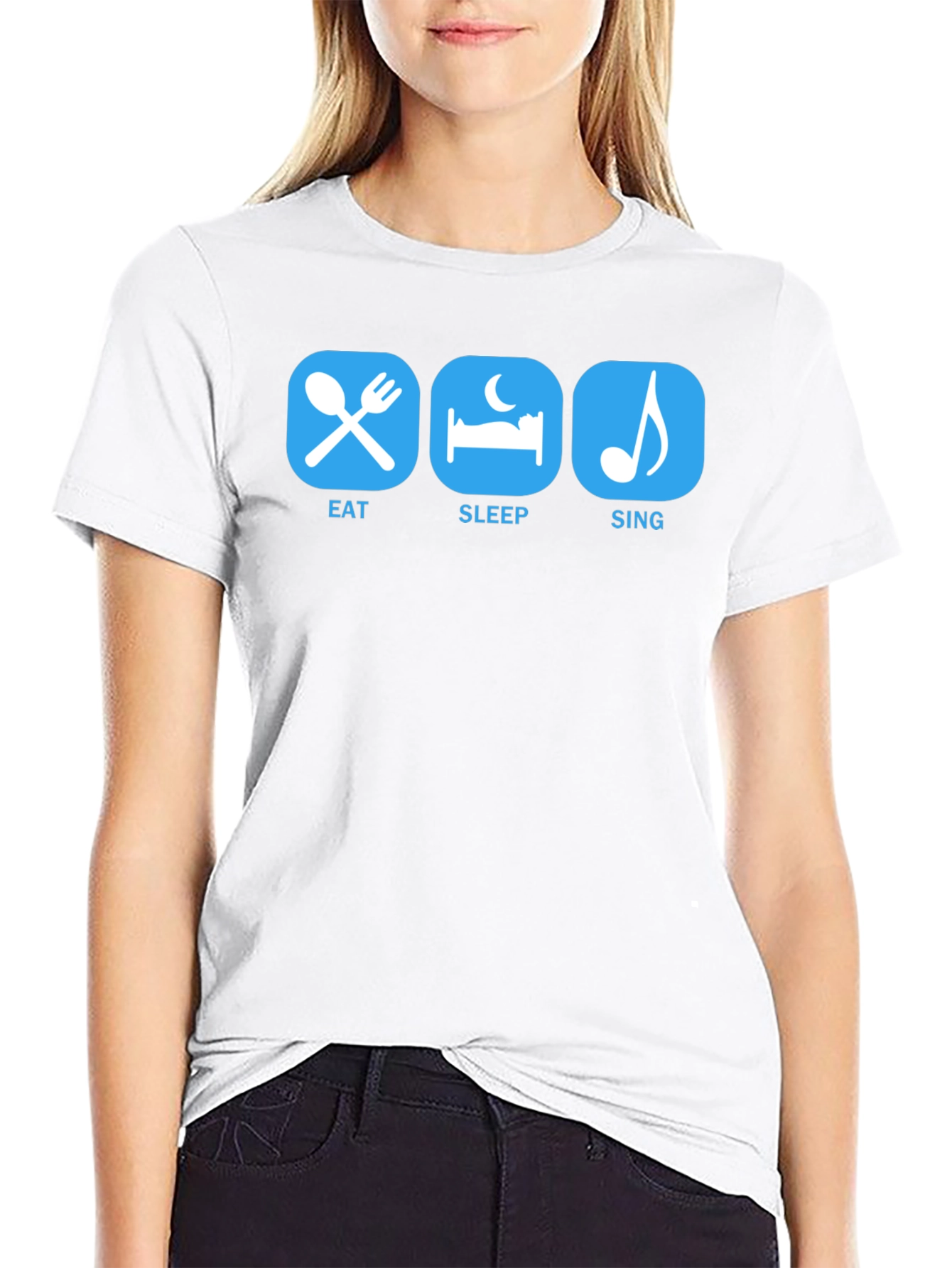 Eat Sleep Sing T-Shirt - Musicians Life